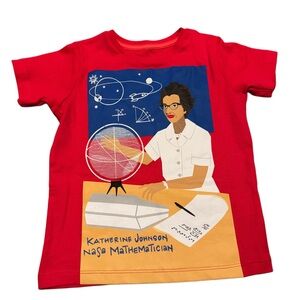 Piccolina Kids 2T Katherine Johnson Tshirt
